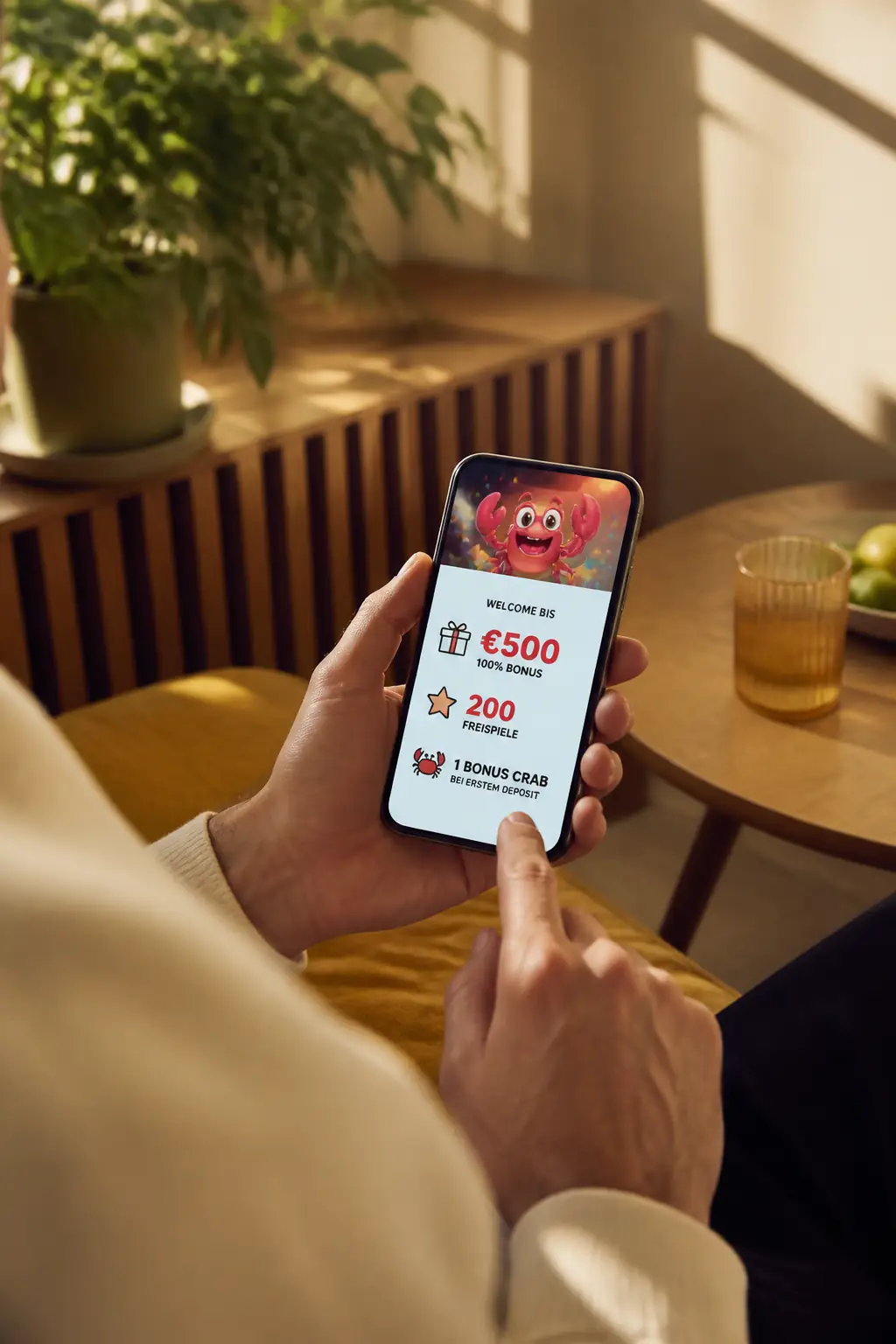 Nomini Bonus: Welcome bis €500 + 200 Freispiele visual guide for Nomini Casino